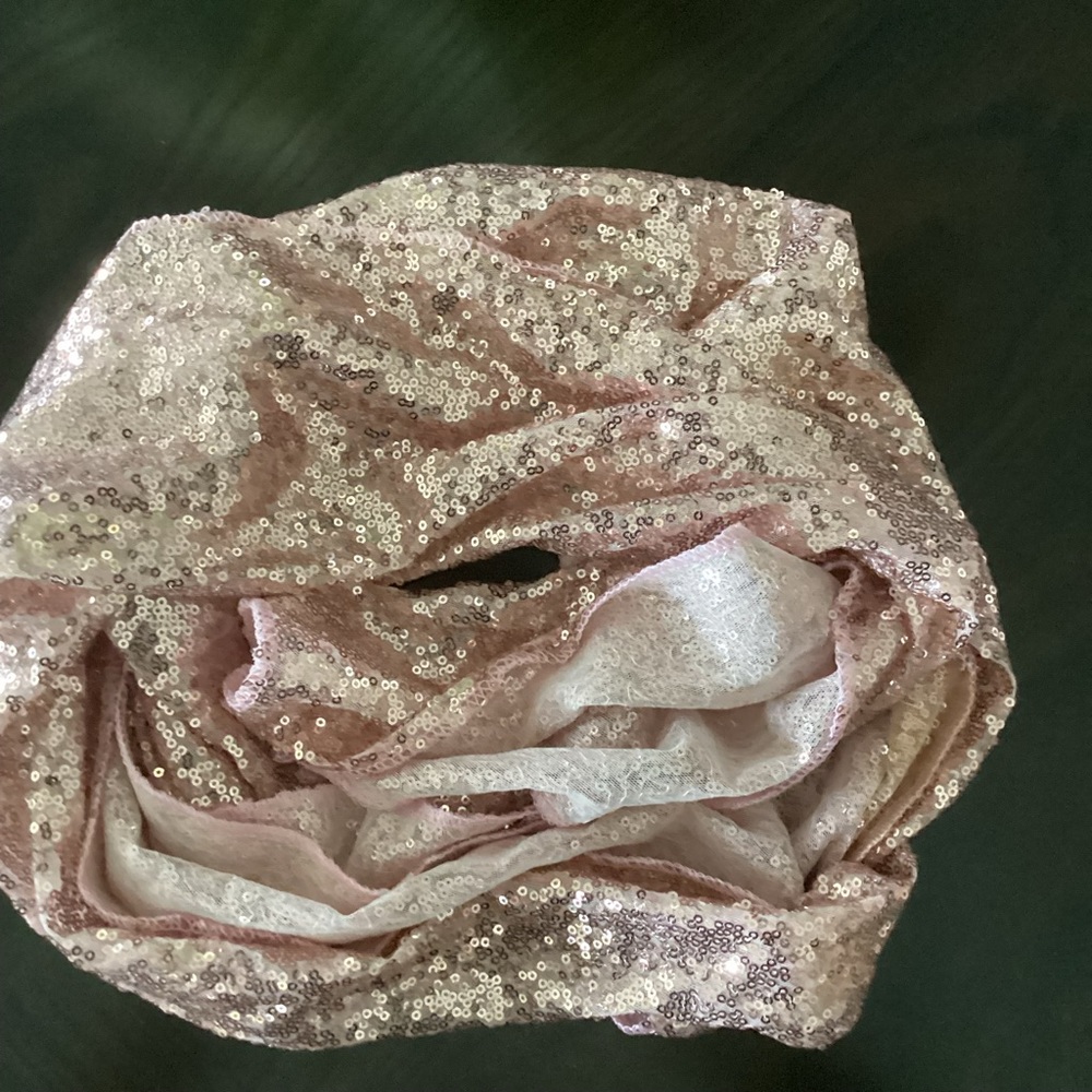 Pink Sequin Table Runner